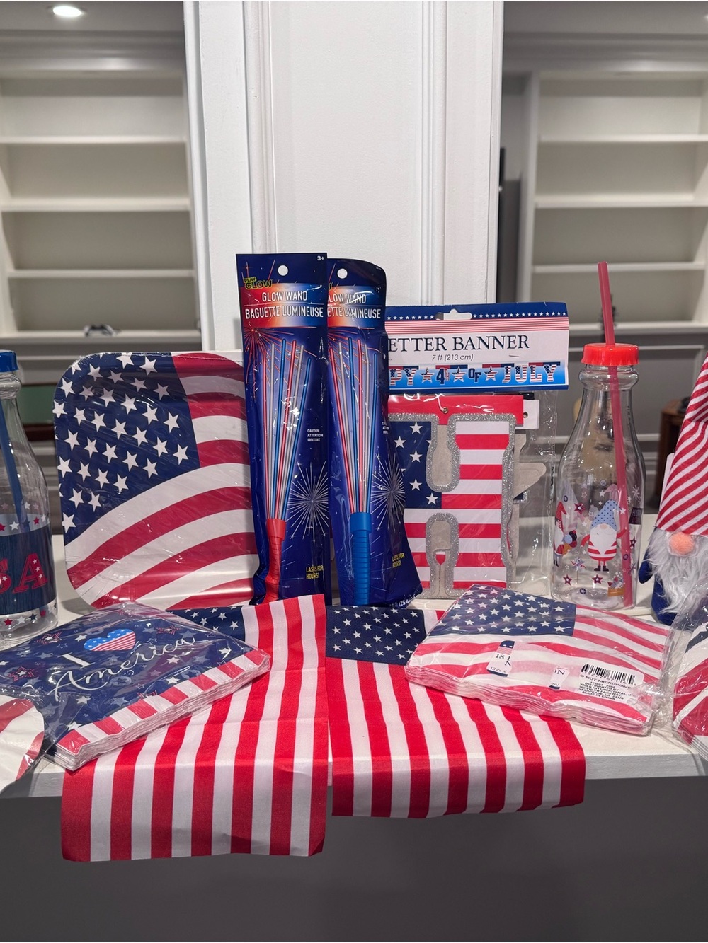Patriotic Red, White & Blue Party Supplies Bundle